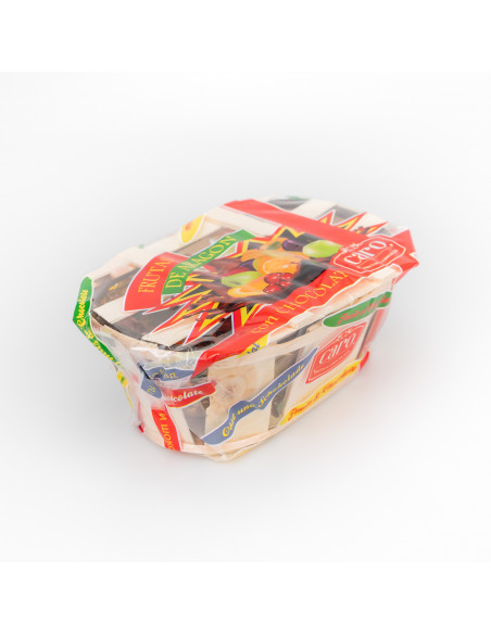 Frutas de Aragón con chocolate