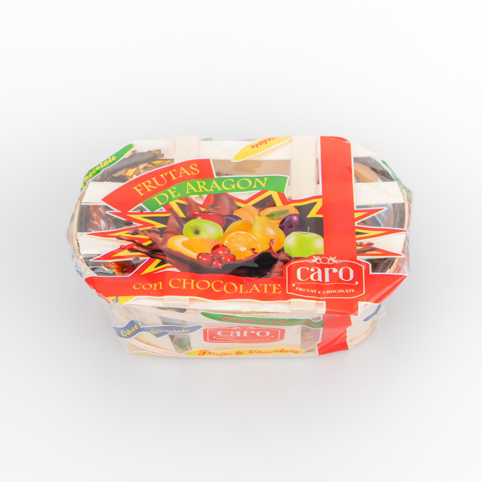 Frutas de Aragón con chocolate