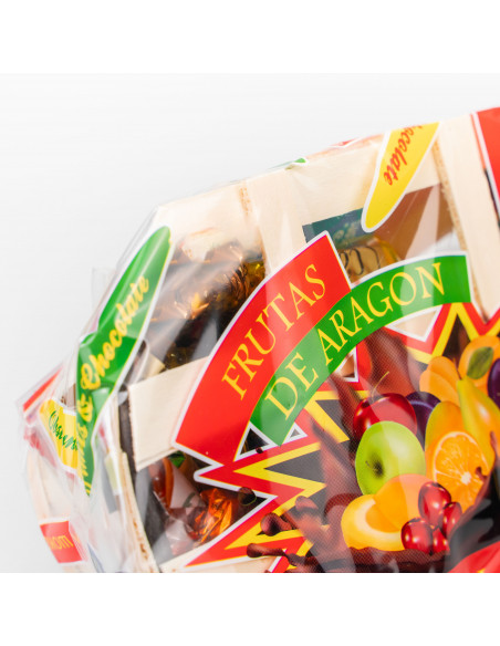 Frutas de Aragón con chocolate