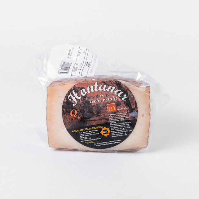 Queso curado de oveja de leche cruda Hontanar