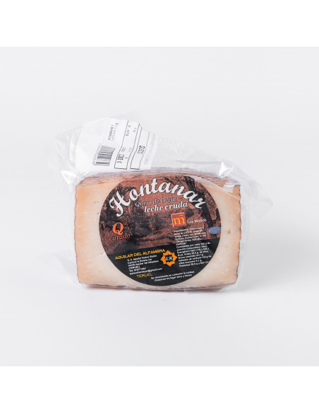 Queso curado de oveja de leche cruda Hontanar