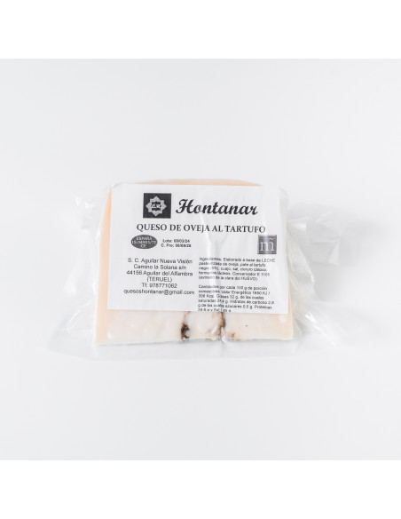 Queso de oveja al tartufo Hontanar