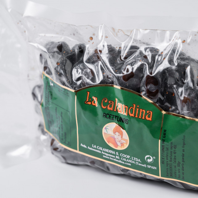 Aceituna negra de Aragón Calandina