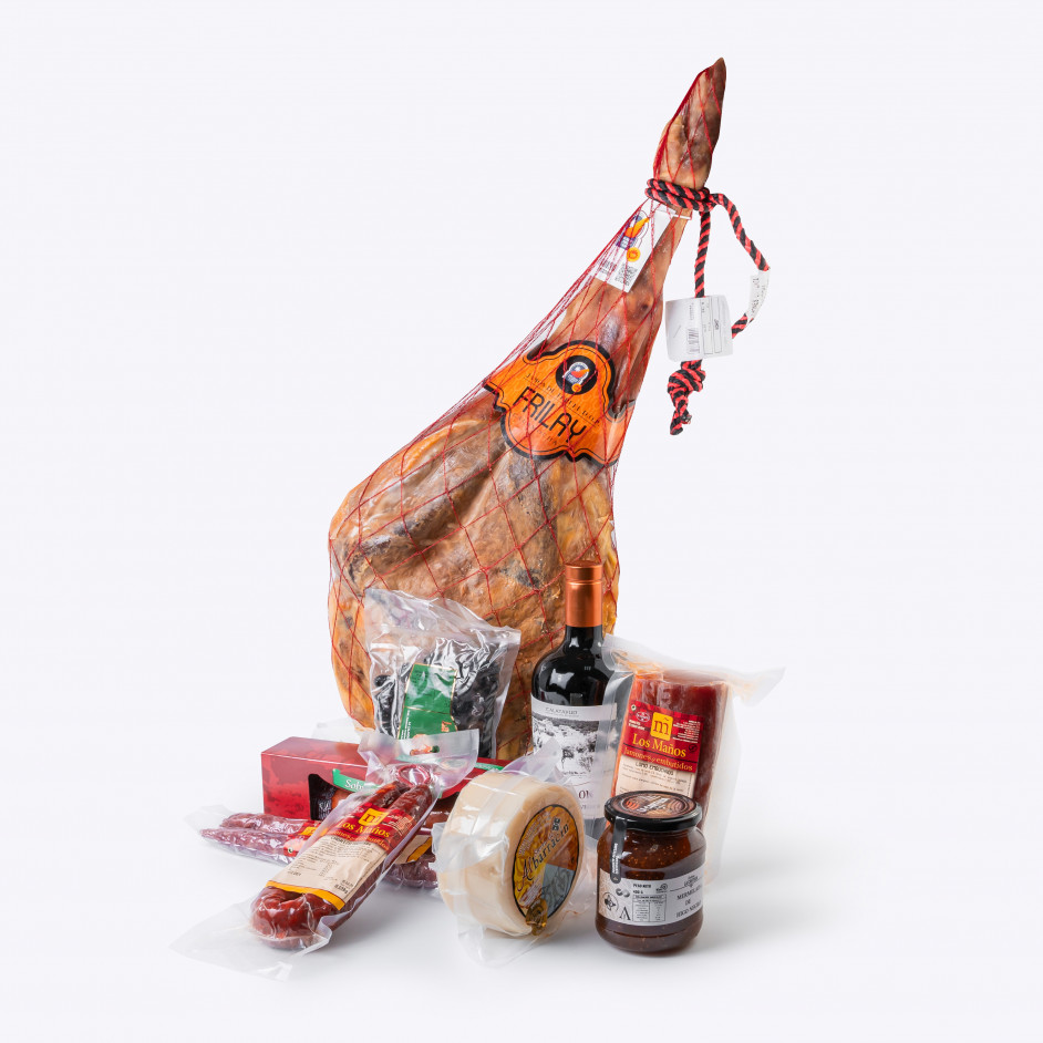 Pack con surtido de Jamón D.O de Teruel - Tienda Los Maños
